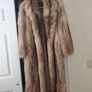 RACCOON fur Coat